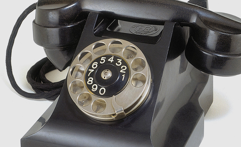 An old telephone