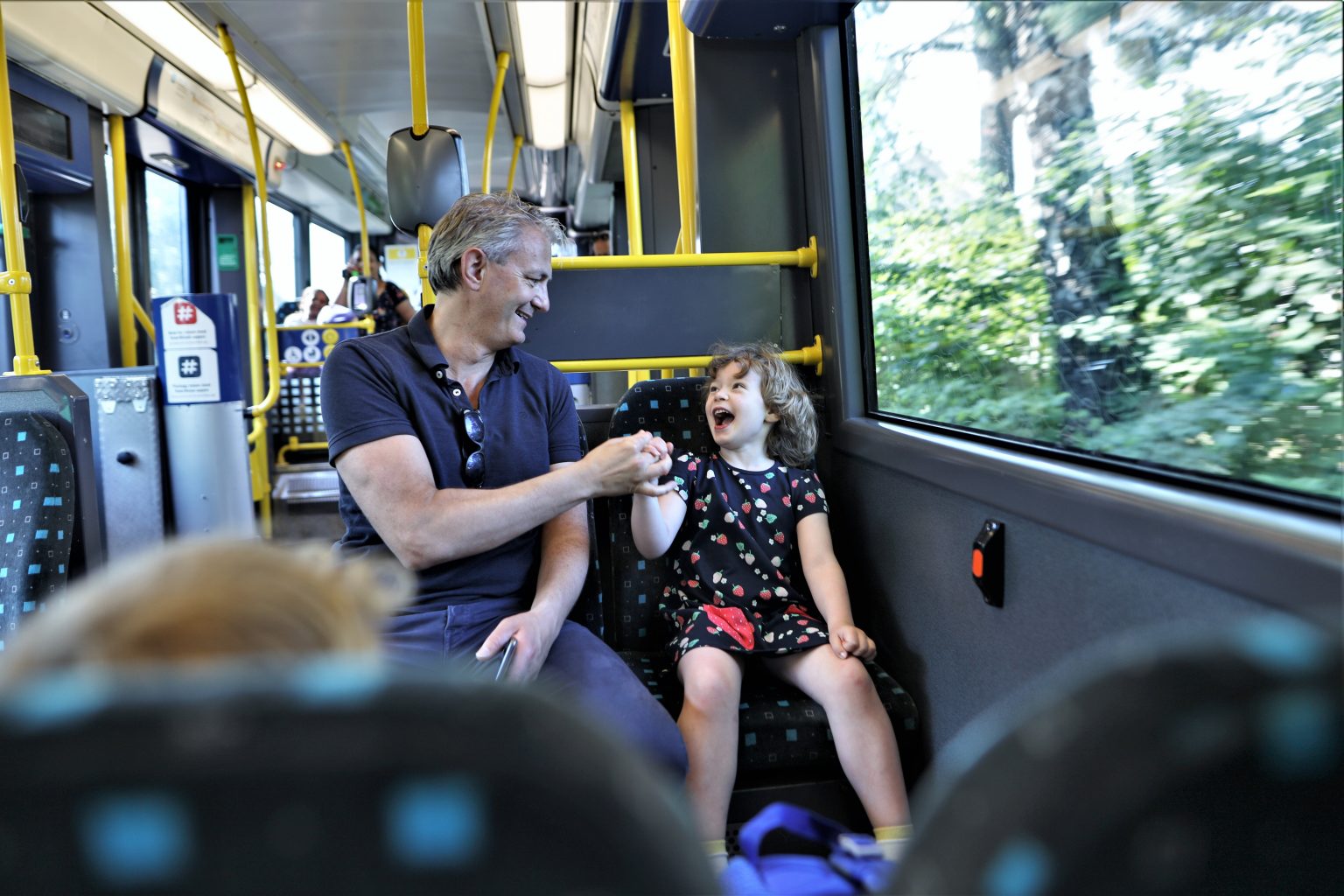 The tram isn’t necessarily faster, but the quality of the time spent with the children increases compared to when we take the car instead, Dahl explains: “It’s moments like this that matters, so I think it’s solely positive that we get the opportunity to structure our days differently.” 