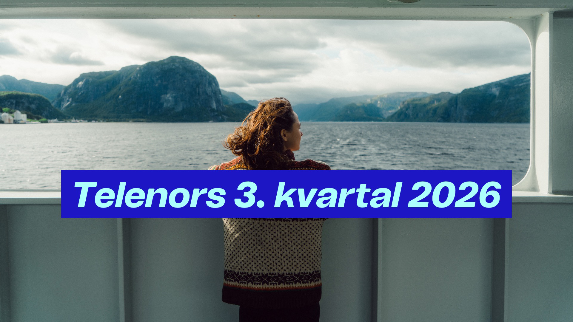 Telenor Group’s results for the 3rd quarter 2026
