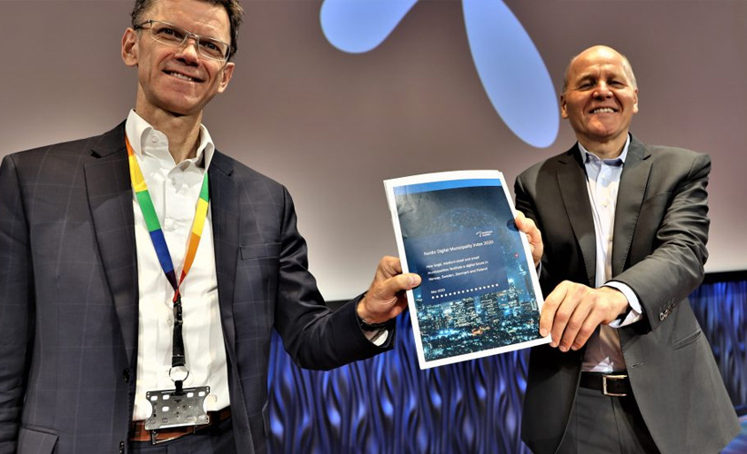 Petter-Børre Furberg, CEO of Telenor Norway and Sigve Brekke, President and CEO of Telenor Group