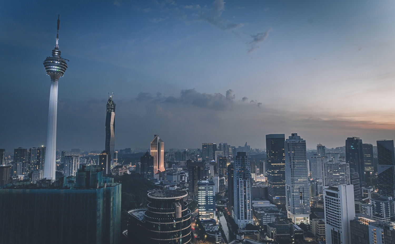 Kuala Lumpur Malaysia Skyline