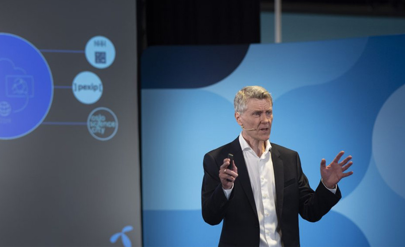 Bjørn Taale Sandberg presenting at Arendalsuka 2021