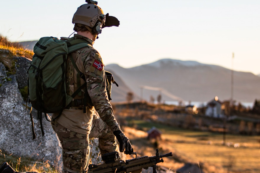 Security as a service enabled by this multi-vendor setup was tested by the Norwegian Armed Forces. Photo: Johan Ludvig Holst/ The Norwegian Armed Forces