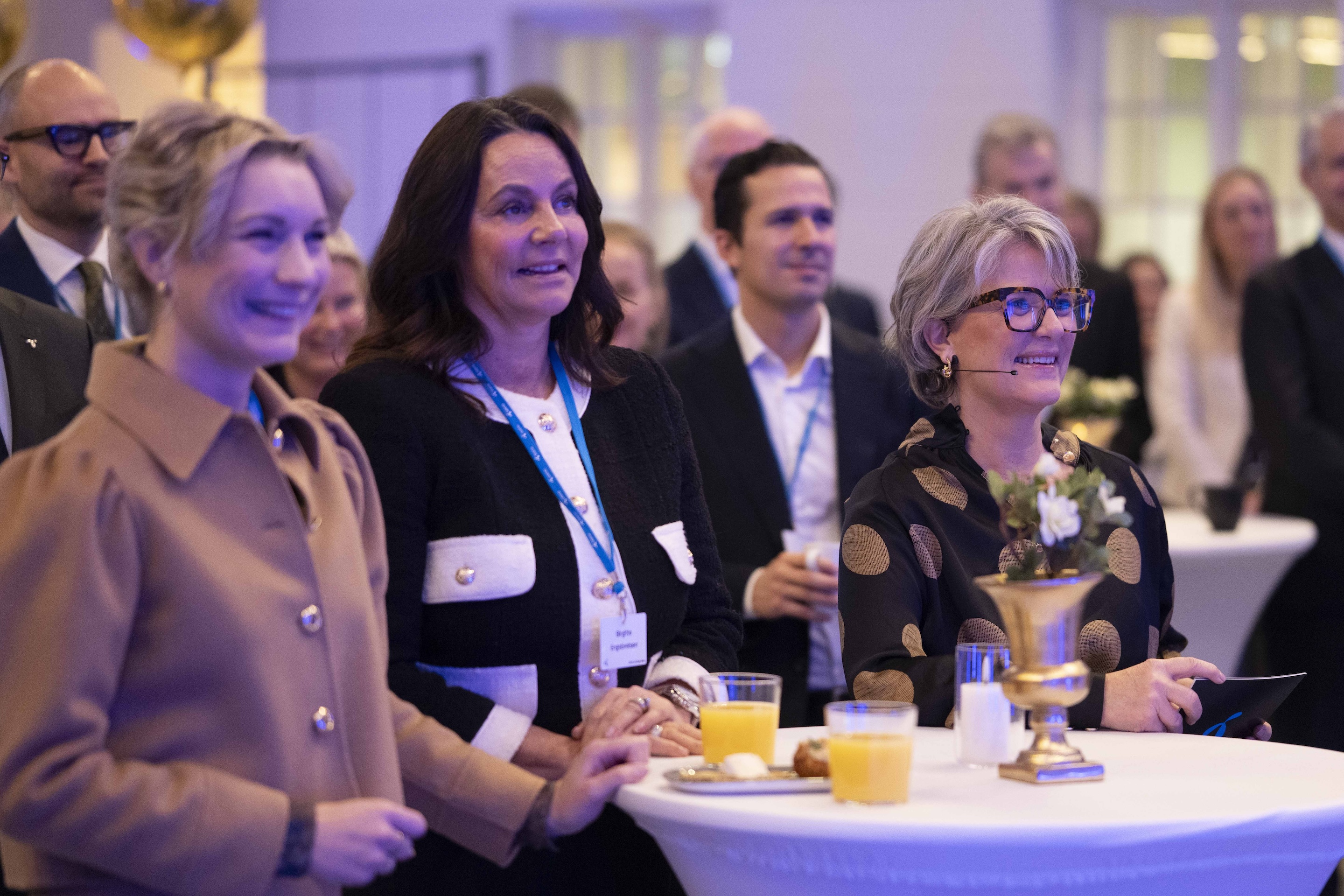 Norwegian Minister of Digitalization Karianne Tung, CEO of Telenor Norway Birgitte Engebretsen, and CEO of Telenor Benedicte Schilbred Fasmer.
