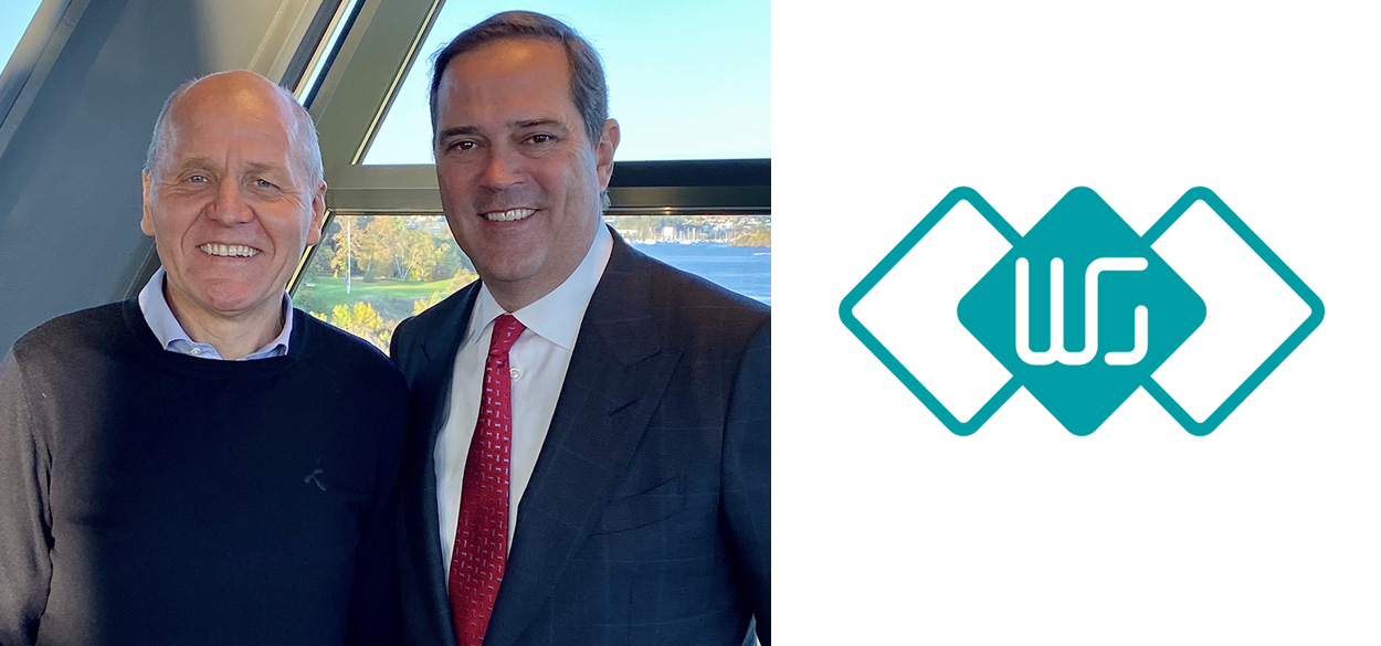 Sigve Brekke, President and Chief Executive Officer, Telenor and Chuck Robbins, Chairman and Chief Executive Officer, Cisco. Archive photo from 2019.