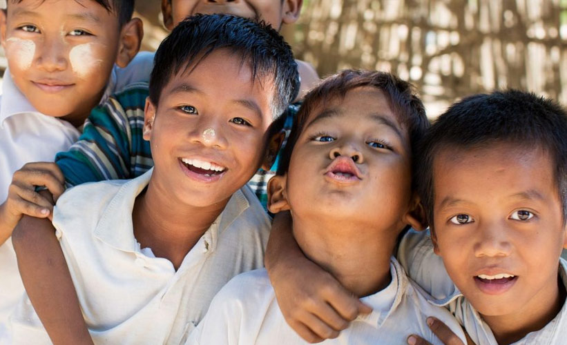 Children in Myanmar