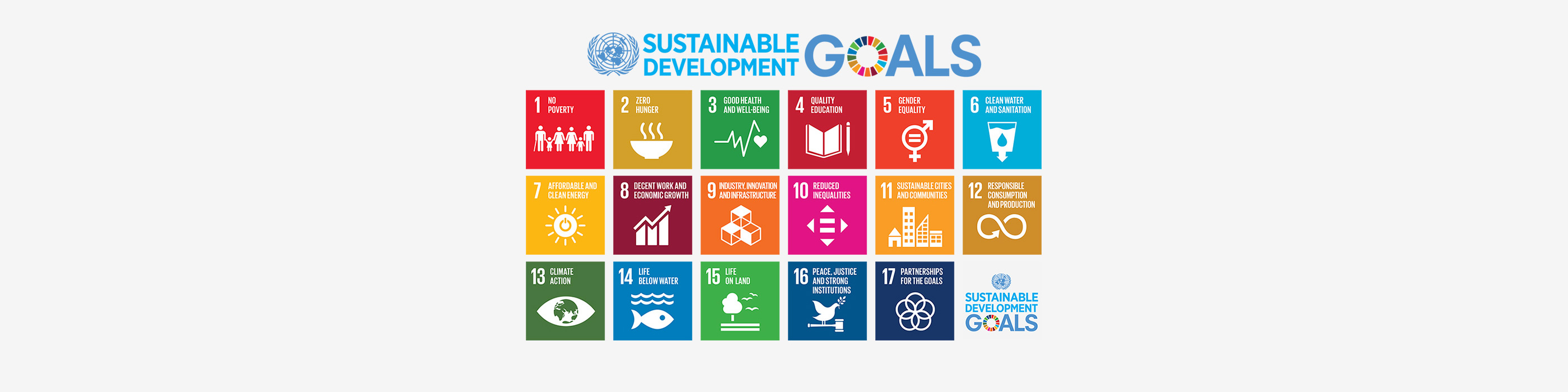 UN sustainable development goals illustration
